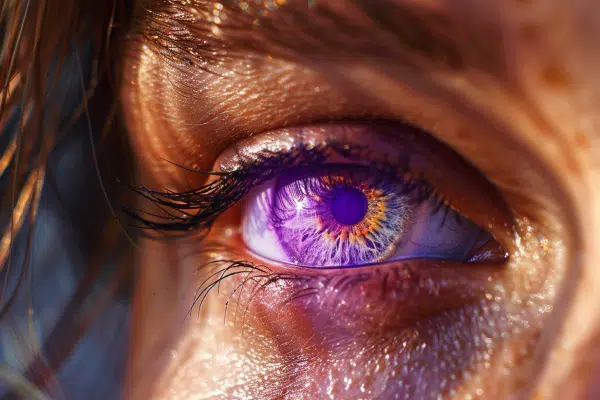 Les yeux violets : mythe ou réalité scientifique ?