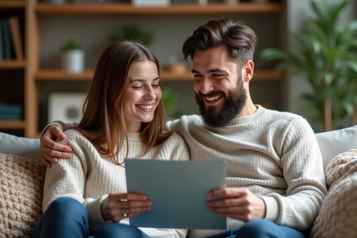 Femme souriante discutant de soin pour barbe