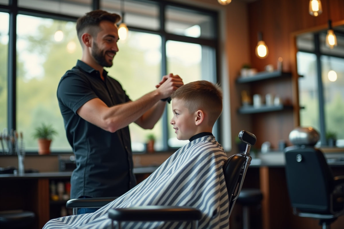 Comment soigner une coupe de cheveux pour un jeune garçon ?