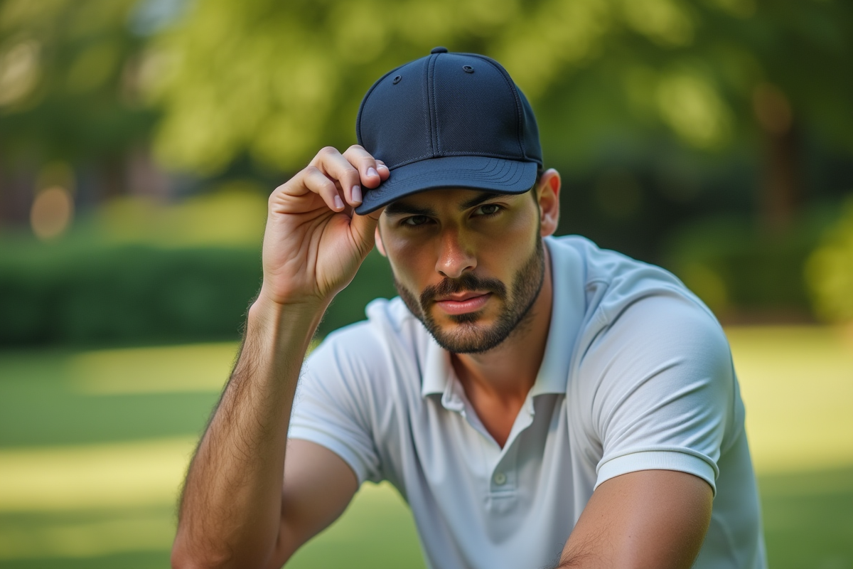 casquette cheveux