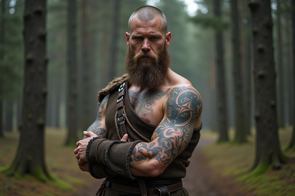 Tatouages vikings : une plongée dans l’univers mythologique nordique