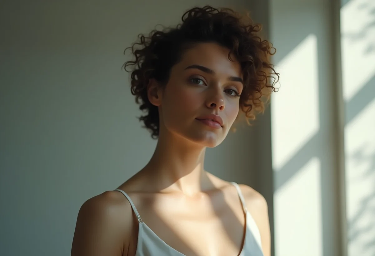 Cheveux bouclés, coupe courte : quand le minimalisme rencontre la texture