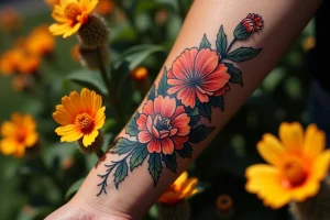 Tatouages et fleurs : une exploration de la signification des motifs floraux