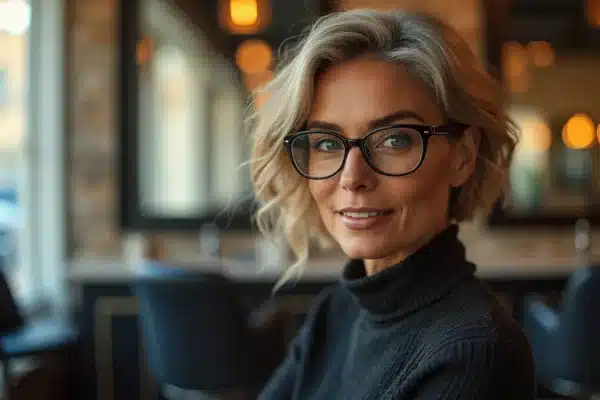 Les arcanes d’une coupe de cheveux pour femme de 50 ans avec lunettes : élégance et modernité en 2023